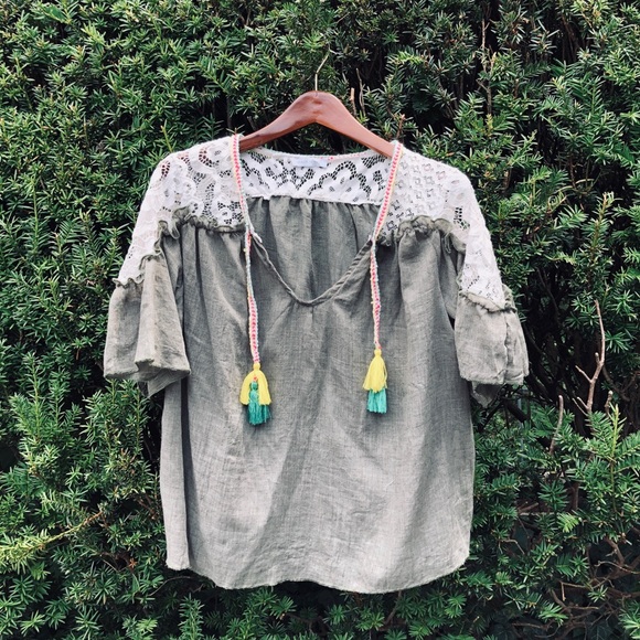 MADE IN ITALY**Linen Top-**One Size Fits All - Picture 2 of 4